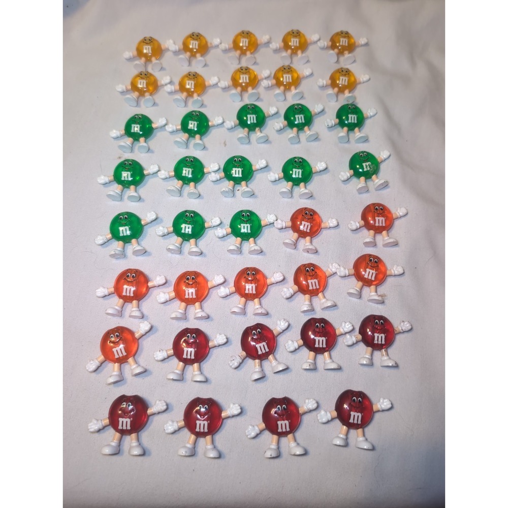 39x Vintage M&M MM Christmas Lights String Light Covers 1990s 4 Colors